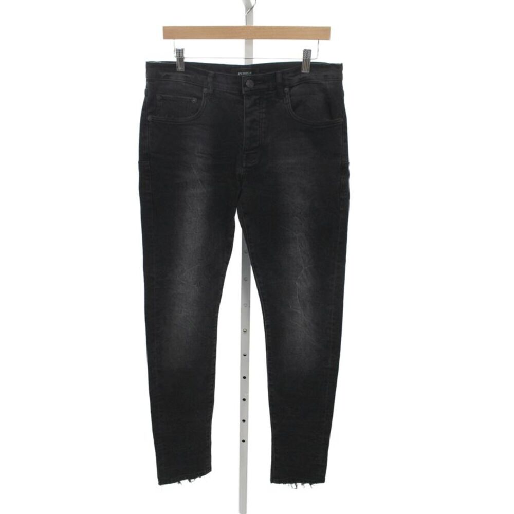 Purple Mens Skinny Black Jeans Size 32